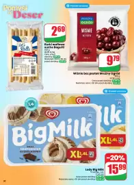 Dino gazetka tydzień 37 Strona 30: Rurki waflowe suche Bogutti €2,69, Wiśnie bez pestek Mroźny Ogród €9,79