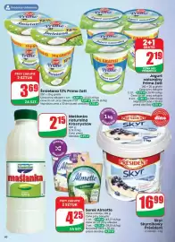 Dino gazetka tydzień 37 Strona 40: Skyr Skyrnikowy Président €16,99, Śmietana 12% Primo Zott €3,69