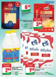 Dino gazetka tydzień 37 Strona 42: Mleko spożywcze świeże 2% Polskie Mlekovita €2,69, Mleko UHT 3,2% Krasula €1,59