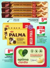 Dino gazetka tydzień 37 Strona 43: Papier do pieczenia Liff €5,99, Margaryna Optima Cardio €8,95