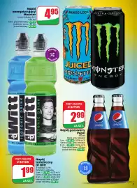 Dino gazetka tydzień 37 Strona 5: Napój gazowany Pepsi €2,99, Napój izotoniczny Dr Witt €1,99