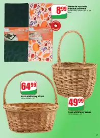 Dino gazetka tydzień 37 Strona 57: Kosz wiklinowy Wnuk €64,99, Mata do suszenia naczyń jesienna €8,99
