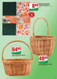 Dino gazetka tydzień 37 Strona 57: Kosz wiklinowy Wnuk €64,99, Mata do suszenia naczyń jesienna €8,99