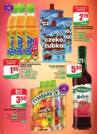 Dino gazetka tydzień 37 Strona 6: Napój niegazowany Kubuś Play €1,95, Krem czekoladowy Czekotubka Wedel €2,79