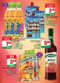 Dino gazetka tydzień 37 Strona 6: Napój niegazowany Kubuś Play €1,95, Krem czekoladowy Czekotubka Wedel €2,79