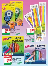 Dino gazetka tydzień 37 Strona 63: Ołówki z gumką Gryzmaki €1,39, Kredki świecowe Gryzmaki €2,99