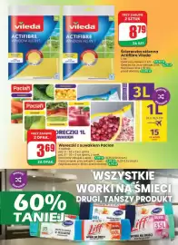 Dino gazetka tydzień 37 Strona 67: Ściereczka okienna Actifibre Vileda €8,79, Woreczki z suwakiem Paclan €3,69