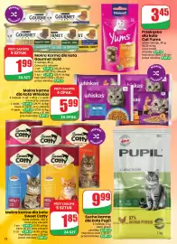 Dino gazetka tydzień 37 Strona 72: Przekąska dla kota Cat Yums €3,45, Mokra karma dla kota Gourmet Gold €1,99