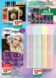 Dino gazetka tydzień 37 Strona 76: Płyn po goleniu La Rive €13,99, Farba do włosów Intensive Color Palette €13,99