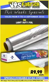 Die Visfabriek catalogue Page 11: Millagro Light Duty Foil €9,99