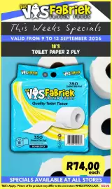 Die Visfabriek catalogue Page 12: Die VOSFabriek Quality Toilet Tissue €74,00