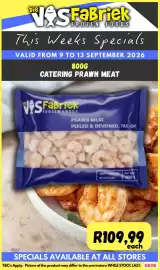 Die Visfabriek catalogue Page 3: VS Fabriek Frozen Foods Prawn Meat Peeled & Deveined, Tail-Off €109,99