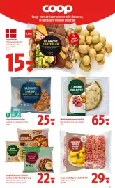 Coop 365 tilbudsavis uge 37 Side 18: Coop vannamei rejer €25,00, Coop hakket gris & kalv €29,00