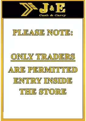 J&E Cash and Carry (valid until 9-09)