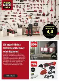 Jula reklamblad Sida 17: MEEC Tools Multiverktyg Kit 18 V 2,0 Ah €799,00, MeeC Tools batteridriven arbetslampa €599,00