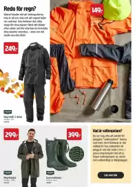Jula reklamblad Sida 42: Kayoba Regnkappa €299,00, Kayoba gummistövlar €399,00