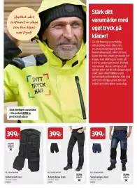 Jula reklamblad Sida 43: Bluewear arbetsbyxa dam €399,00, Bluewear arbetsväst herr €399,00