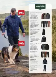 Jula reklamblad Sida 45: Skaljacka herr €499,00, Fodrad softshellbyxa herr €499,00