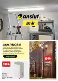 Jula reklamblad Sida 48: Anslut luftavfuktare €3.999,00, Anslut stolplykta €1.599,00