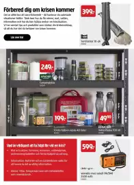 Jula reklamblad Sida 52: Hard Head sandsäckar €399,00, Bright vevradio med solcell fm/dab €599,00