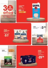 Catálogo Vega Página 7: Gloria leche uht zero lacto €5,80, Gloria leche reconstituida entera €21,90