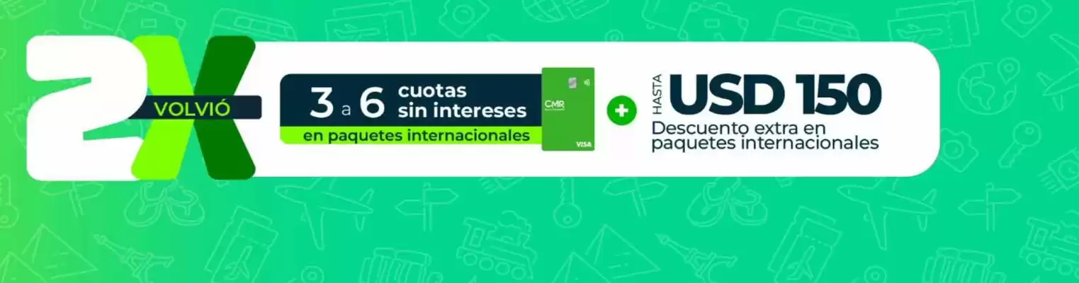 Viajes Falabella (válido hasta 11-10)