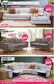 ComfortStyle Furniture & Bedding catalogue Page 10: Mason Modular Lounge €3.199,00, Linton 3 Seater Sofas €1.099,00