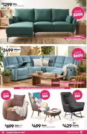 ComfortStyle Furniture & Bedding catalogue Page 14: Candy Rocker Chair €429,00, Zuko Swivel Chair €699,00