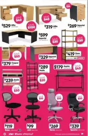 ComfortStyle Furniture & Bedding catalogue Page 21: Jayda Large Bookcase €289,00, Spectra Office Chair €339,00