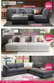 ComfortStyle Furniture & Bedding catalogue Page 3: Mellow Double-Chaise Lounge €2.499,00, Cruz 4 Seater Lounge €3.699,00
