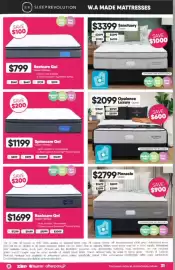 ComfortStyle Furniture & Bedding catalogue Page 31: Spinecare Gel Queen Mattress €1.199,00