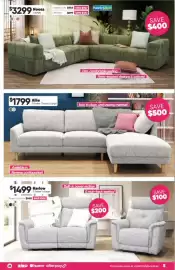 ComfortStyle Furniture & Bedding catalogue Page 5: Noosa Lounge €3.299,00, Allie 3 Seater Chaise Lounge €1.799,00