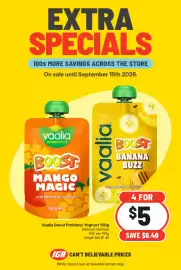 Supa Valu catalogue week 37 Page 5: Vaalia Boost Probiotic Yoghurt €5,00