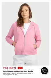 4F gazetka tydzień 37 Strona 10: Bluza dresowa rozpinana z kapturem damska €119,99