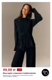 4F gazetka tydzień 37 Strona 4: Bluza regular z wiązaniem i modalem damska €99,99