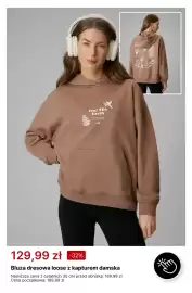 4F gazetka tydzień 37 Strona 6: Bluza dresowa loose z kapturem damska 4F €129,99