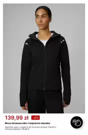 4F gazetka tydzień 37 Strona 9: Bluza dresowa slim z kapturem damska €139,99
