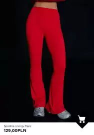 Bershka gazetka tydzień 37 Strona 9: Spodnie o kroju flare Bershka €129,00
