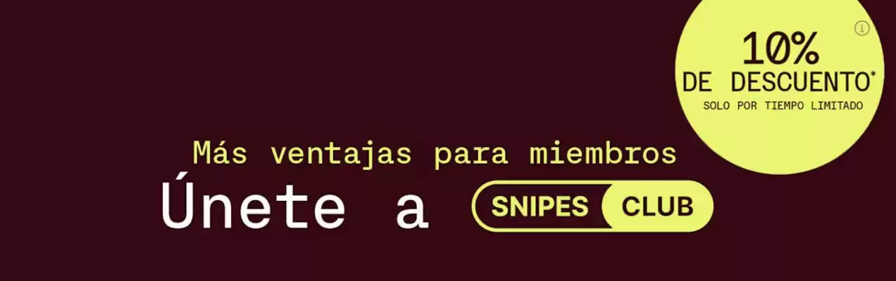 Snipes (válido hasta el 21-09)