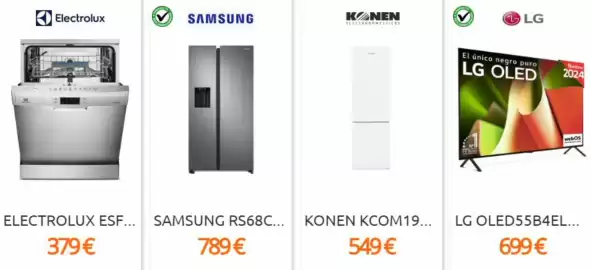 Folleto Eureka Electrodomésticos semana 37 Página 2: Samsung - rs68c €789,00, Electrolux €379,00