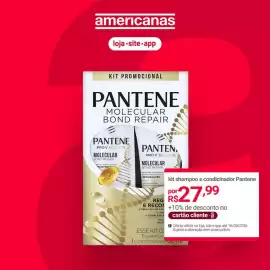 Encarte Lojas Americanas Página 1: Kit shampoo e condicionador pantene €27,99