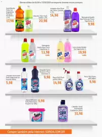 Folheto Sonda Página 6: Lava-roupas líquido Ola fragrâncias €19,98, Detergente líquido ajax fresh fragrâncias €13,98