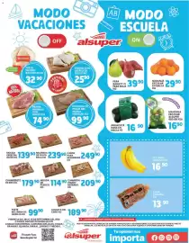 Folleto Alsuper Página 1: Molida de puerco €114,90, Aguacate hass en malla €16,90