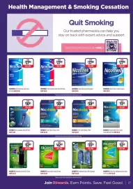 Wizard Pharmacy catalogue Page 21: Nicotinell Mint Chewing Gum 2mg €27,08, Nicorette QuickMist Spray €32,89