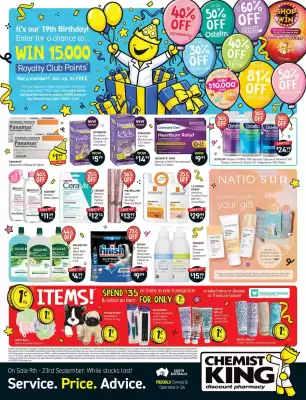 Chemist King (valid until 23-09)