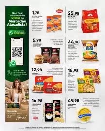 Folheto Mercadão Atacadista semana 37 Página 3: Lasanha perdigão €12,98, Hambúrguer perdigão na brasa €5,98
