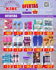Folheto Supermercado Kibe Página 4: Papel toalha maxim decor €6,99, Água Sanitária Sanol €5,99