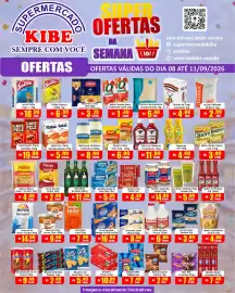 Folheto Supermercado Kibe Página 1: Molho tomate quero tradicional sachê €1,49, Macarrão c/ ovos €3,29