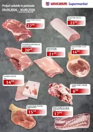 Catalog Unicarm Pagină 1: Ciolan porc cu os €14,99, Pulpă porc pentru saramură €15,49