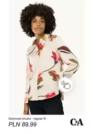 C&A gazetka tydzień 37 Strona 4: Satynowa bluzka regular fit C & A €89,99